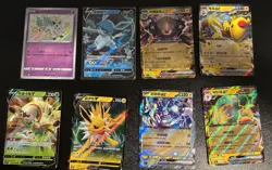 Pokemon Lot, 8 Ex V VMax VStar Shiny Holo Ultra Rare - Chinese - Will Combine! - Image 1