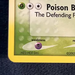 Swalot 40/106 EX Emerald Stamped Reverse Holo Pokemon TCG Vintage LP/NM - Image 5