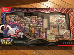 Pokemon TCG PALDEAN FATES Great Tusk Iron Treads Ex Premium Collection x3 bundle - Image 3