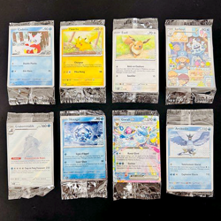 LOT 8 CARTE POKEMON PROMO STAMP FLOCON EXCLU CALENDRIER DE L'AVENT 2025 FR - Image 1