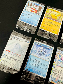 LOT 8 CARTE POKEMON PROMO STAMP FLOCON EXCLU CALENDRIER DE L'AVENT 2025 FR - Image 2