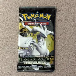 Pokemon Black and White Legendary Treasures Booster Pack Sealed Reshiram Art - Image 1