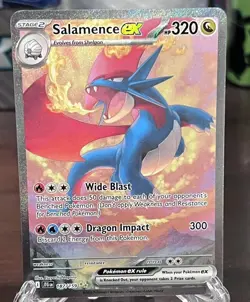 SALAMENCE EX - 187/159 - JOURNEY TOGETHER JTG SIR FULL ART POKEMON - NM - Image 1