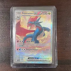 SALAMENCE EX - 187/159 - JOURNEY TOGETHER JTG SIR FULL ART POKEMON - NM - Image 3