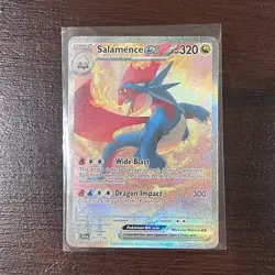 SALAMENCE EX - 187/159 - JOURNEY TOGETHER JTG SIR FULL ART POKEMON - NM - Image 4