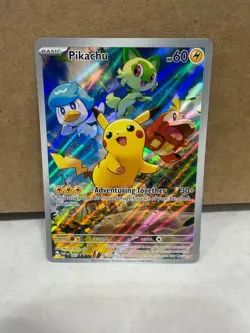 Pokemon Black Star Promo, Pikachu #027 Paldea Evolved ETB - Image 1