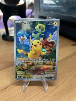 Pokemon Pikachu SVP 027 Scarlet & Violet Paldea Evolved ETB Promo SEALED - Image 1