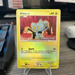 Pokemon Shinx Diamond & Pearl 098/130 Burger King Promo Reverse Holo LP - Image 1