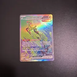 Pokemon TCG Iron Leaves EX Scarlet & Violet Temporal Forces 203/162 NM Condition - Image 1