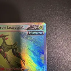 Pokemon TCG Iron Leaves EX Scarlet & Violet Temporal Forces 203/162 NM Condition - Image 3