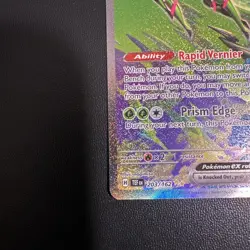 Pokemon TCG Iron Leaves EX Scarlet & Violet Temporal Forces 203/162 NM Condition - Image 4