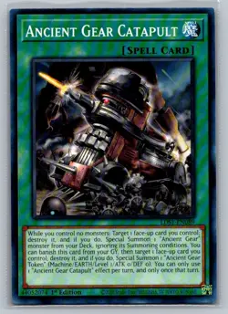 2020 Yu-Gi-OH! 1st Edition Ancient Gear Catapult LDS1-EN089 - Image 1