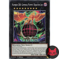 Yugioh Number C88: Gimmick Puppet Disaster Leo LDS3-EN066 Common 1st Edition NM - Image 1