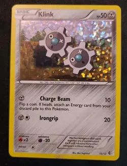 Klink 10/12 Holo McDonald's Promos 2011 010/012 LP Pokemon Tcg Card - Image 1