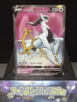 Pokemon Card Arceus V 165/172 Brilliant Stars Rare Full Art Near Mint - Image 1