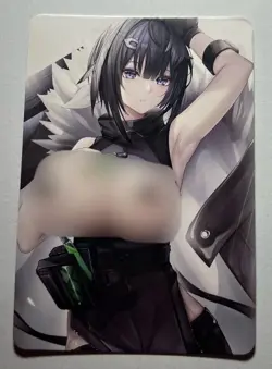 SEXY HEROINE WAIFU La Pluma ARKNIGHTS ACG PREMIUM SWIRL HOLOFOIL CARD NM - Image 2