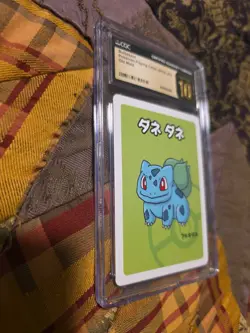 CGC 10 Pristine! Bulbasaur Old Maid 2019 Japanese Pokemon Card Slab - Image 1