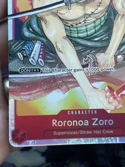 Roronoa Zoro Super Foil ST01-013 One Piece trading playing card onepiece - Image 5