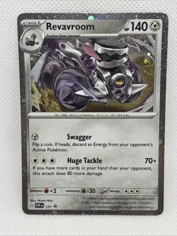 Pokemon TCG - Revavroom - 121 - SV: Scarlet & Violet Promo Cards - Cosmo Holo NM - Image 1