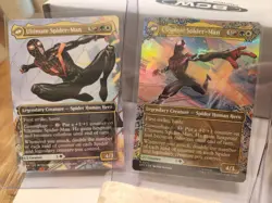 MTG Spiderman Mythic Rare Lot Of 3 Foil Miles Morales Cards 0211 0200 0018 - Image 3