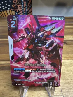 Gundam Card Game Newtype Rising Strike Rouge GD01-069 R+ Holo Foil - Free Ship - Image 1