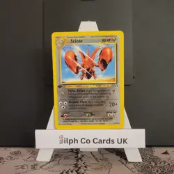 1st Edition Scizor 29/75 Neo Discovery Set Pokemon Card WOTC - Image 1