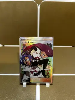 Pokemon TCG Jessie & James Trainer Full Art Ultra Rare Card 68/68 Hidden Fates - Image 1