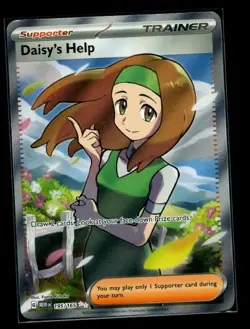 Daisy's Help 195/165 Scarlet & Violet 151 Full Art Ultra Rare Holo Pokemon Card - Image 1