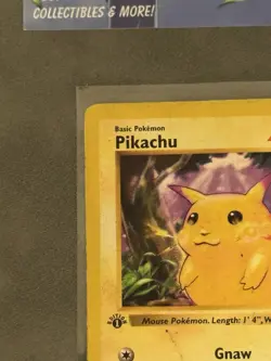 Pokemon Cards - 1st Edition Shadowless Pikachu 58/102 - Base Set Yellow Cheeks - Image 3