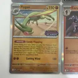 4x POKEMON PHANTASMAL FLAMES STAMPED PRERELEASE PROMO CARDS, full set!!! - Image 4