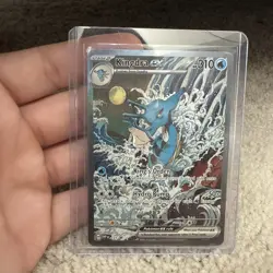 Kingdra EX 131 Pokemon TCG Scarlet & Violet Black Star Promo Holo Card NM - Image 1