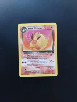Dark Flareon 35/82 Team Rocket LP Vintage WOTC Pokemon Card - Image 1