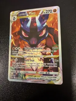 Lucario VSTAR SWSH291 SWSH: Sword & Shield Promo Cards Holo NM - Image 1
