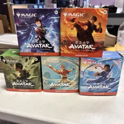 MTG Magic Avatar The Last Airbender Set of 5 Prerelease Packs FACTORY SEALED! - Image 1