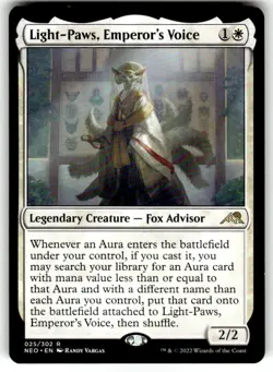 Light-Paws, Emperor's Voice R Kamigawa: Neon Dynasty 25 NM - Image 1