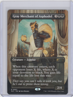 MTG SLC Gray Merchant of Asphodel Encyclopedia Countdown Secret Lair Non-Foil - Image 1