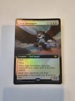 Aven Interrupter (Extended Art) Outlaws of Thunder Junction Foil - Image 1
