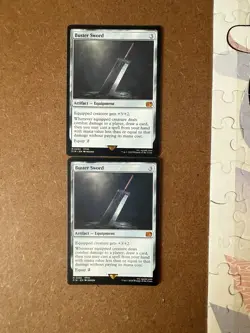 Buster Sword, 0255, Final Fantasy, Magic the Gathering MTG NM 2 Available 25each - Image 1