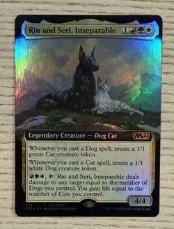Rin and Seri, Inseparable Buy-A-Box Promos Foil MTG Magic 278 P - Image 1
