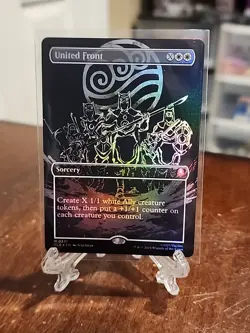 MTG Avatar: The Last Airbender, United Front - Borderless Foil - Image 1