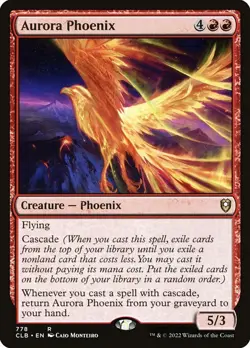 1x Aurora Phoenix NM Eng MTG - Commander Legends Baldur's Gate - Image 1