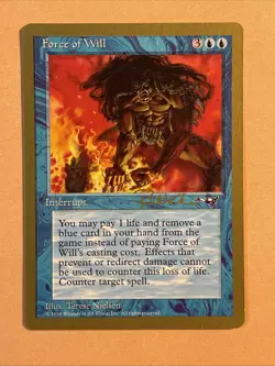 Vintage MTG Force of Will (Paul McCabe - 1997) World Championship Decks NM - Image 1