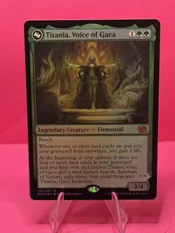 Titania, Voice of Gaea The Brothers' War Foil - Image 1