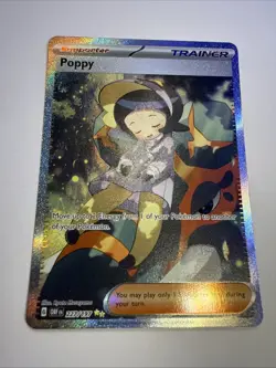 Pokemon TCG Poppy Holo Ultra Rare 227/197 Obsidian Flames Near Mint - Image 1