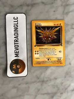Pokemon TCG Zapdos 30/62 1st Edition Fossil Regular Unplayed MINT NEAR MINT! - Image 1