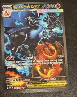 Mega Charizard X EX 125/94 ENGLISH SIR Phantasmal Flames NM Pack Fresh Pokemon - Image 1