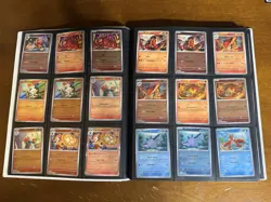 Pokemon TCG Mega Evolution Base Master Set 253+Binder *Missing Celebi Rev Holo” - Image 4