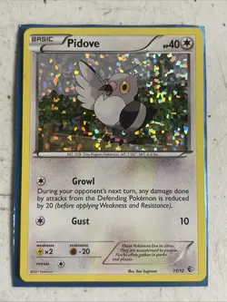 Pokemon TCG Pidove - 11/12 011/012 McDonald's Promos 2011 Holo MP - Image 1
