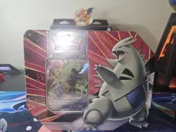 Pokemon TCG: Tyranitar V Strikers Tin ?Factory Sealed? 5 Booster Packs - Image 1