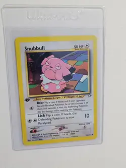 Snubbull - Pokemon Neo Genesis First 1st Edition #74 - Common - Image 2